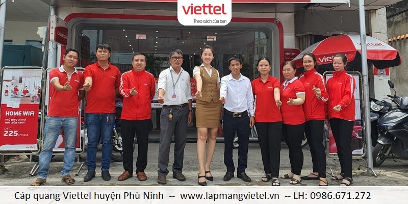 Cáp quang Viettel huyện Phù Ninh