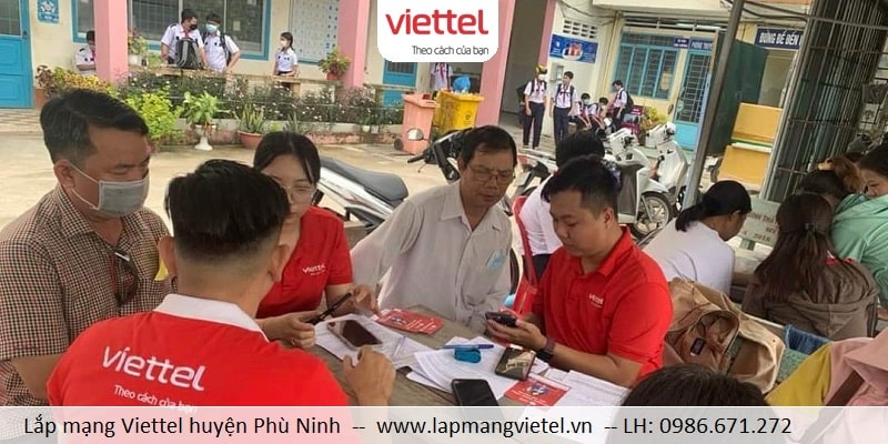 Lắp mạng Viettel huyện Phù Ninh