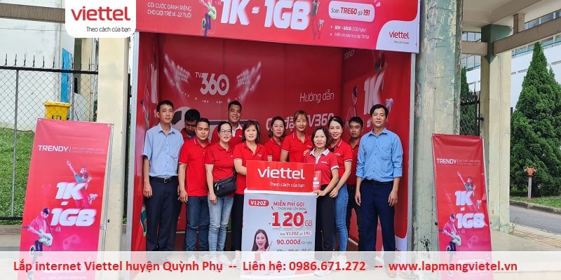Lắp internet Viettel huyện Quỳnh Phụ Lắp internet Viettel huyện Quỳnh Phụ