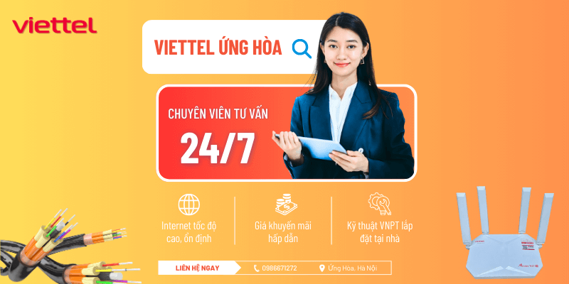 Lắp mạng Viettel tại Ứng Hòa Lắp mạng Viettel tại Ứng Hòa