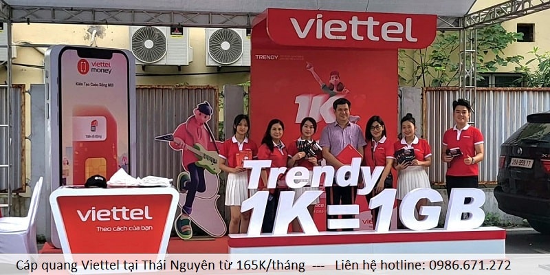 Cáp quang Viettel Thái Nguyên