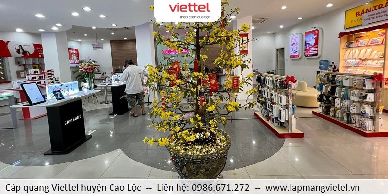 Cáp quang Viettel huyện Cao Lộc