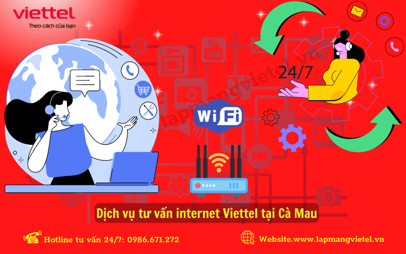 lắp internet viettel tại Cà Mau