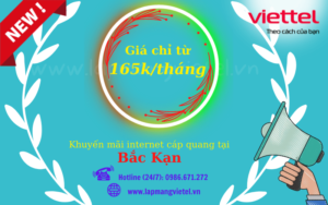 lắp mạng viettel tại Bắc Kạn