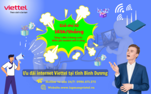 lắp mạng viettel tại Bình Dương