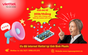 lắp mạng viettel tại Bình Phước