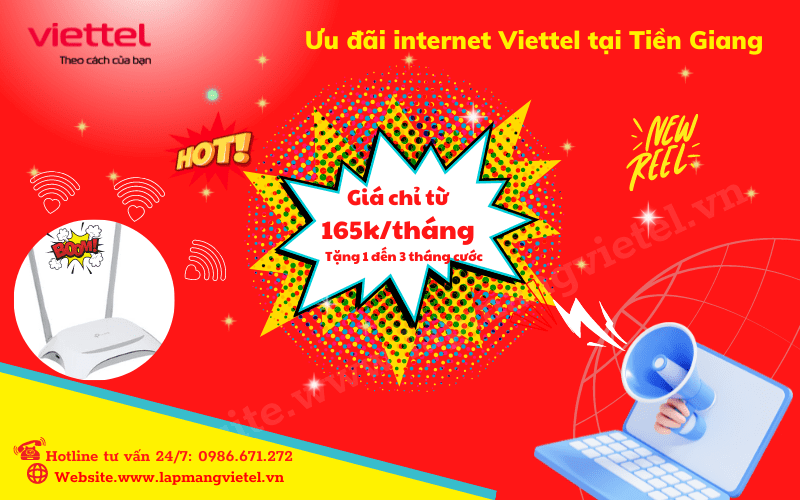 Lắp mạng viettel tại tiền giang