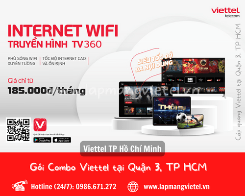 lắp internet viettel quận 3