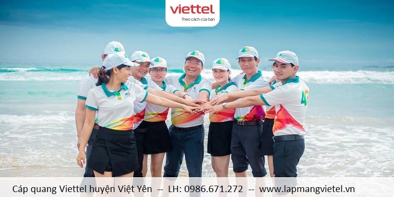Cáp quang Viettel huyện Việt Yên