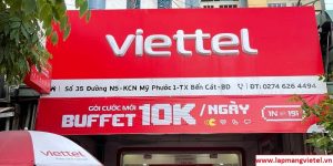 Lắp mạng Viettel Bến Cát