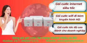 Gói cước lắp mạng Viettel