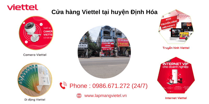 Cửa hàng Viettel huyện Định Hóa