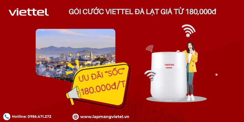 Gói cước Viettel Đà Lạt