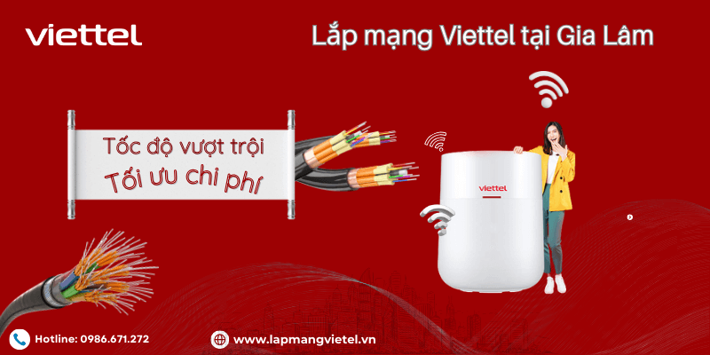 Lắp mạng Viettel tại Gia Lâm
