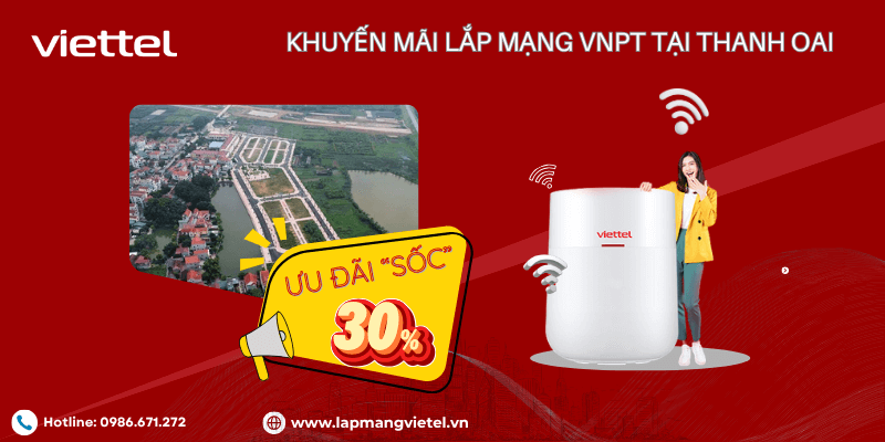 Lắp mạng Viettel tại Thanh Oai